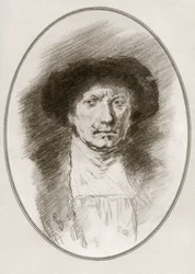 Rembrandt Harmenszoon van Rijn, aus „Lebende Biographien großer Maler“