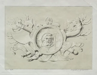 Receuil dessais lithographiques: Eine Trophäe, ca. 1816