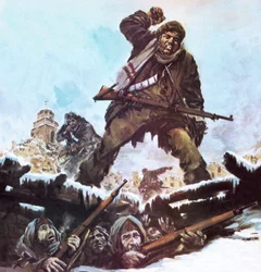 Stadt unter Belagerung während des Spanischen Bürgerkriegs