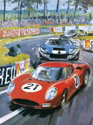Jochen Rindt fährt einen 250 LM Ferrari