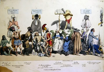 Französische Gesellschaft, um 1830-40