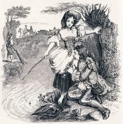 Die Fische und der Hirte, der Flöte spielt - Fabeln von La Fontaine