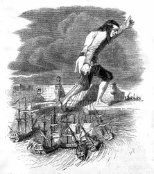 Illustration für Gullivers Reisen von Jonathan Swift