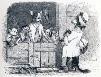 Die Laus und sein Begleiter - Fabeln von La Fontaine