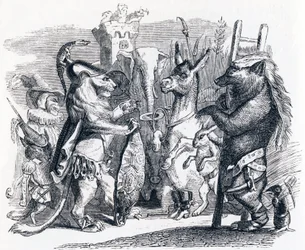 Der Löwe zieht in den Krieg - Fabeln von La Fontaine