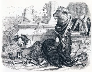 Der Hof des Löwen - Fabeln von La Fontaine