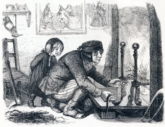 Der Dorfbewohner und die Schlange - Fabeln von La Fontaine