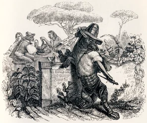 Der Wolf und die Hirten - Fabeln von La Fontaine