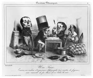 Eine Beschlagnahme, ca. 1840