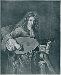 Charles Mouton, ca. 1626-1710. Französischer Lautenist und Lautenkomponist, 1909