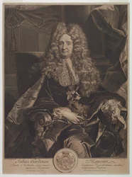 Porträt von Jules-Hardouin Mansart (1646-1708)