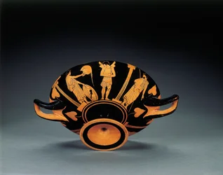 Attische rotfigurige Kylix, ca. 470 v. Chr.