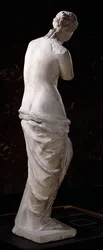 Rückansicht von Aphrodite, der 