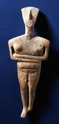 Kykladische Figur, Naxos, ca. 3000-2000 v. Chr.