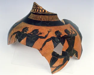 Fragment einer Panathenäischen Amphora (Keramik)