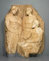 Fragment eines Grab-Naiskos