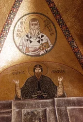 Hosios Loukas und Jakobos Adelphoteos, Mosaiken im Katholikon