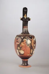 Rot- und weißfigurige Oinochoe, ca. 310 v. Chr.