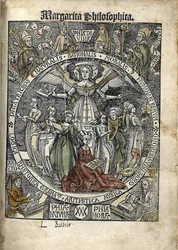 Margarita Philosophica. Titelseite, 1504