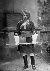 Oberstleutnant GLR Richardson, Kommandant der 18. Bengalischen Lanzenreiter