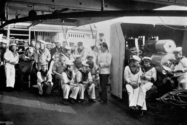 Zauber Oh! nach dem Abendessen an Bord der Blake, 1896