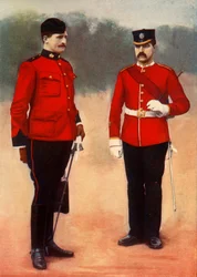 West Surrey Adjutant und East Surrey Sergeant-Major, 1901
