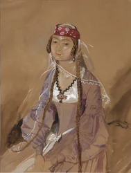 Porträt der Gräfin Marta Sologashvili, Prinzessin Eristavi