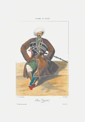 Prinz Kazbek von Ossetien aus: Szenen, Landschaften, Sitten und Kostüme des Kaukasus, 1840