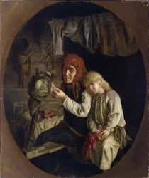 Spinnunterricht, 1859