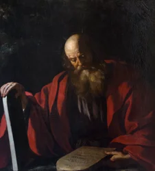 Moses mit den Gesetzestafeln