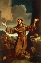 Der heilige Franz von Assisi empfängt die Stigmata