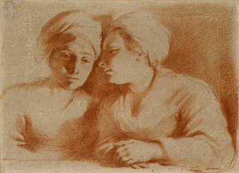 Zwei sitzende Frauen
