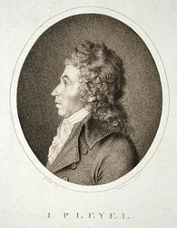 Ignaz Joseph Pleyel (1757-1831) graviert von F.W. Nettling