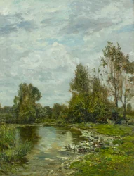 Entlang des Sile-Flusses, 1880er Jahre