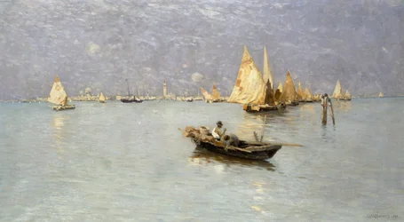 Segelboote in der venezianischen Lagune