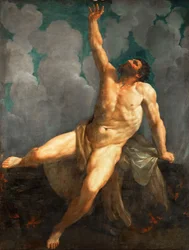 Herkules auf dem Scheiterhaufen, 1620-1621.