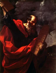 Moses mit Gesetzestafeln