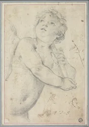 Putto mit Stab