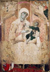 Thronende Madonna