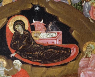 Die Geburt Christi, Detail aus dem Leben Christi