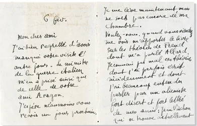 Brief an Andre Breton