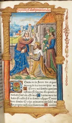Gedrucktes Stundenbuch (Gebrauch von Rom): fol. 65r, David und Samuel