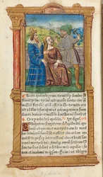 Gedrucktes Stundenbuch Gebrauch von Rom: fol. 111v, St. Apollonia, 1510
