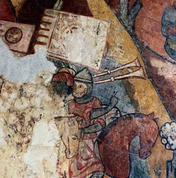 Der Tod von Guillem II. von Montcada während der Eroberung von Mallorca