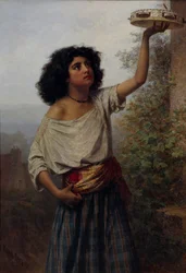 Junge Zigeunerin, 1870