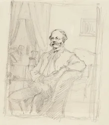Direktor C. A. Zitting, Porträtstudie