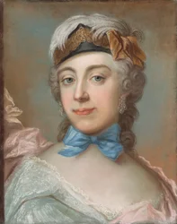 Porträt der Baronin Ulrika Charlotta Sprengtporten 1724-1780