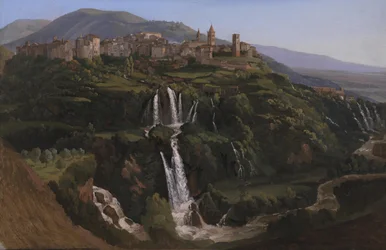 Blick auf Tivoli in Italien
