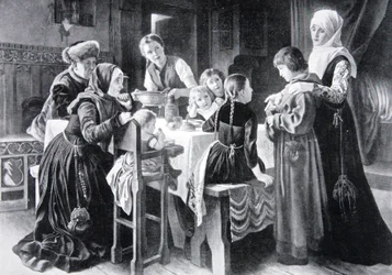 Die Jugend von Martin Luther, Illustration aus 