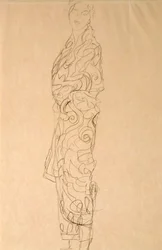Frau im Kimono